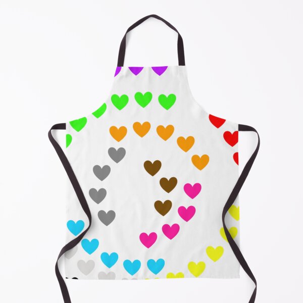 Item preview, Scattered colored hearts designed and sold by Crownshpo.