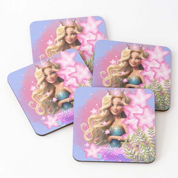 Item preview, Mermaid with pink crown designed and sold by Mati Robledo.