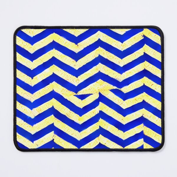 Item preview, Broken Blue Zig Zag - Seamless Pattern designed and sold by Chubuter.