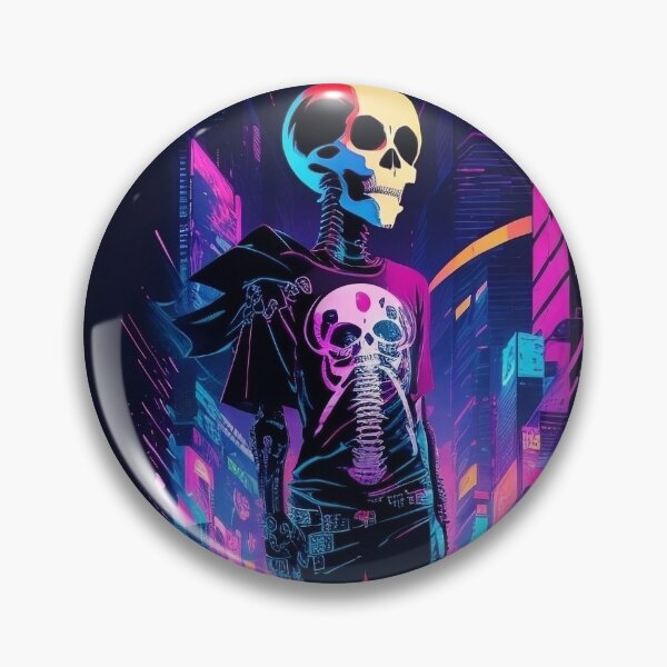 Item preview, Cyberpunk cool skeleton  designed and sold by MobileCanvas.