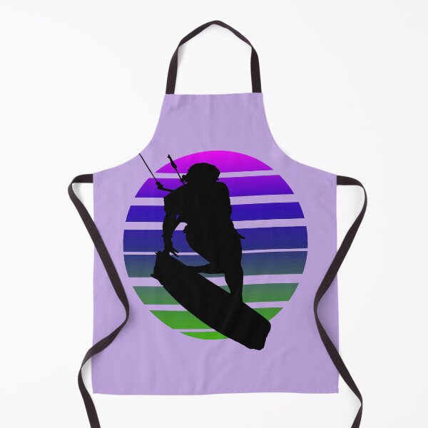Item preview, Kitesurfing Female Rider Silhouette Retro Sunset 7 designed and sold by taiche.