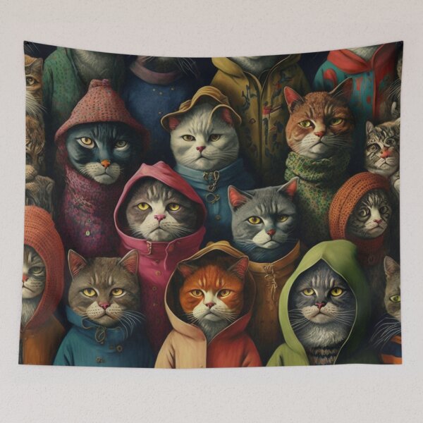 Item preview, Parallel Felin Evolution: Realm of Dressed Cats designed and sold by InkDazzle.