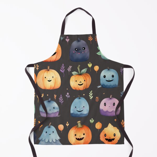Item preview, cute Halloween watercolor seamless patterns designed and sold by sfwArt.