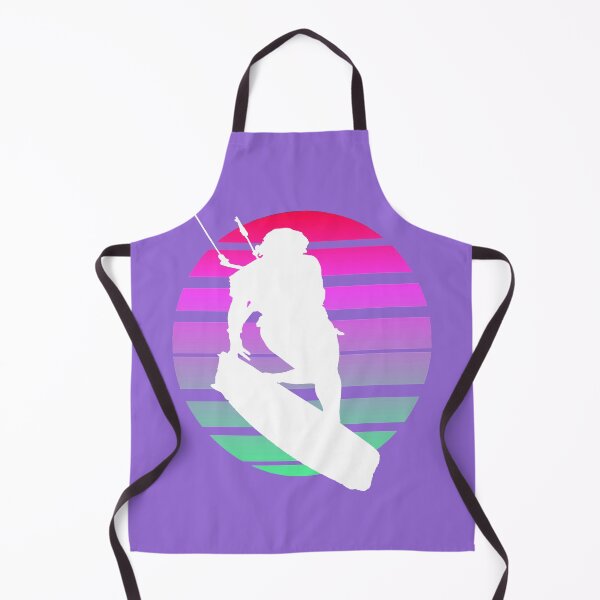 Item preview, Kitesurfing Female Rider Silhouette Retro Sunset 9 designed and sold by taiche.
