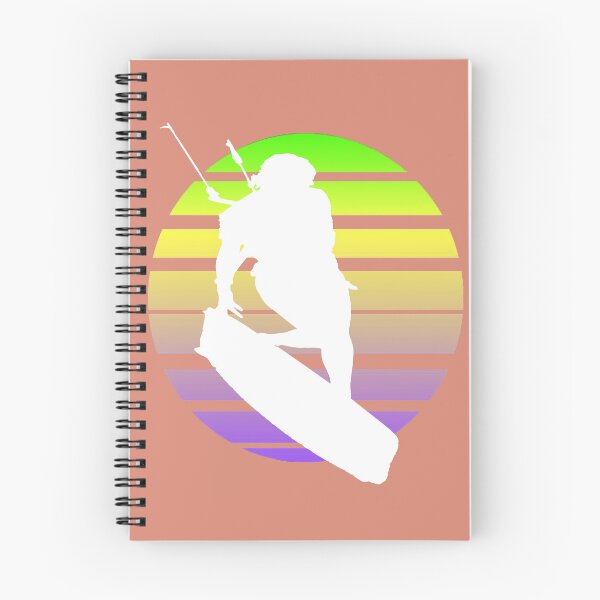 Item preview, Kitesurfing Female Rider Silhouette Retro Sunset 10 designed and sold by taiche.