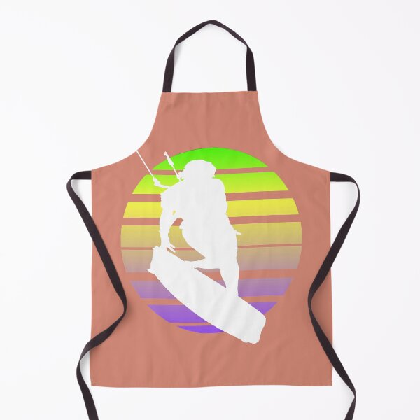 Item preview, Kitesurfing Female Rider Silhouette Retro Sunset 10 designed and sold by taiche.