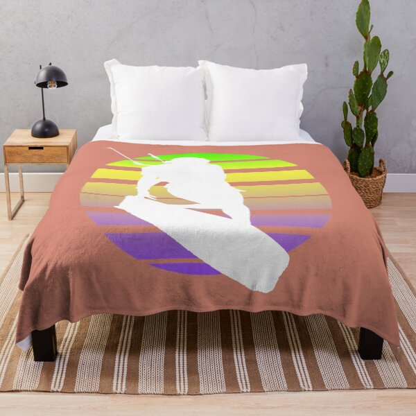 Item preview, Kitesurfing Female Rider Silhouette Retro Sunset 10 designed and sold by taiche.