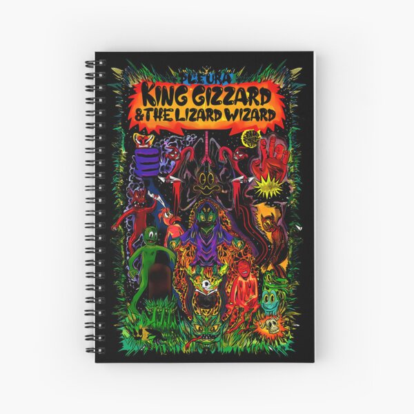 king gizzard and the lizard wizard - pleura Spiral Notebook