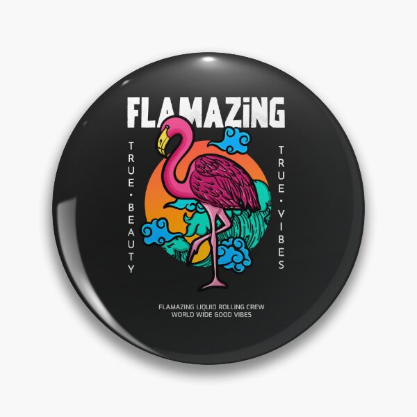 Item preview, Flamingo Liquid dnb Raver Bird Tropical Flamingos cute Festival  designed and sold by Ravermonkey.