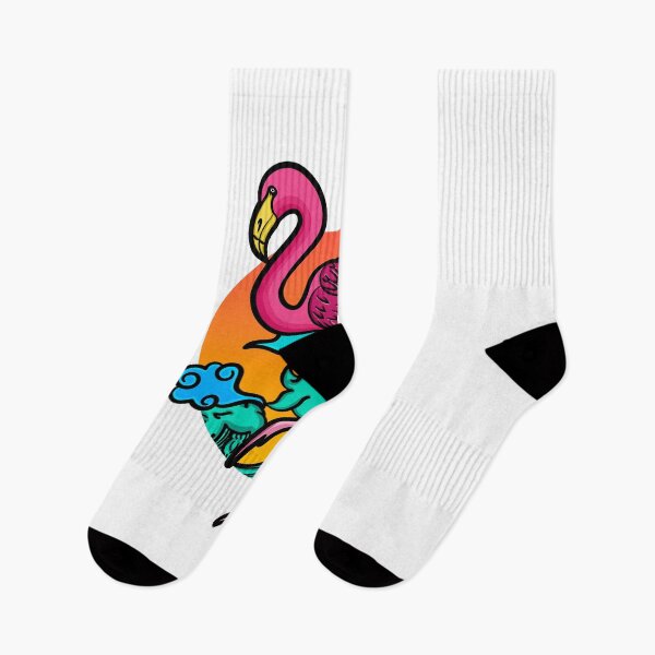 Item preview, Flamingo Liquid dnb Raver Bird Tropical Flamingos cute Festival  designed and sold by Ravermonkey.