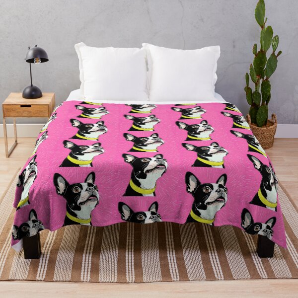 Item preview, Boston terrier rosa designed and sold by jaredmcwhae.