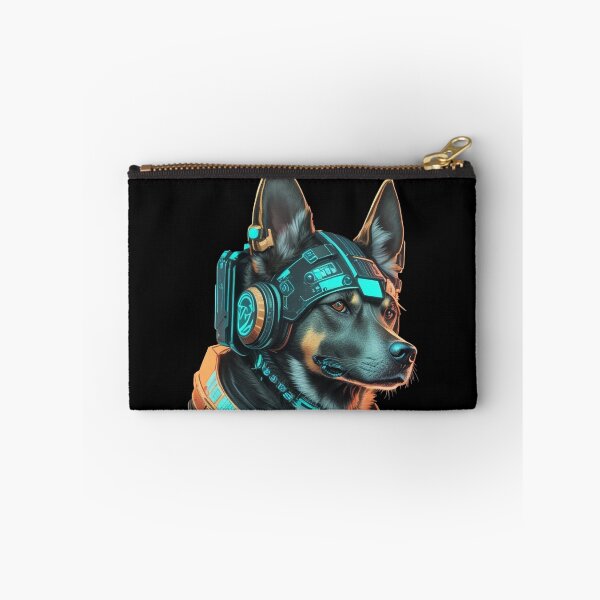Item preview, Cyberpunk Dog in neon colors designed and sold by KeshaEls.