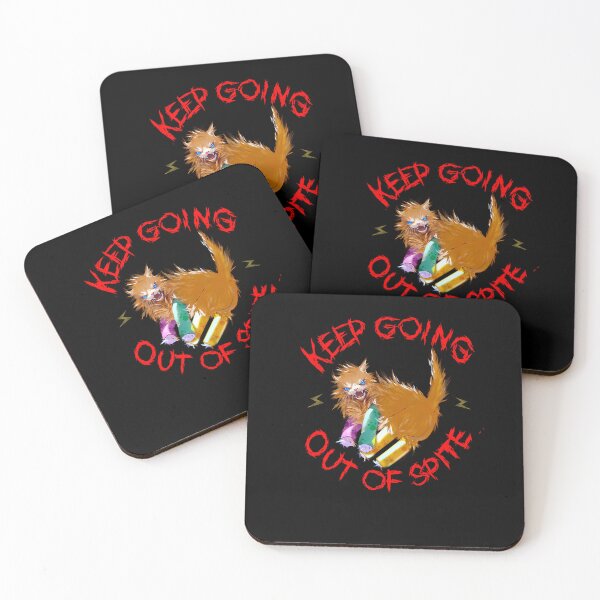 Item preview, Keep Going Out of Spite - Scrunkly Tater Tot (Blue) designed and sold by AshStoreArt.