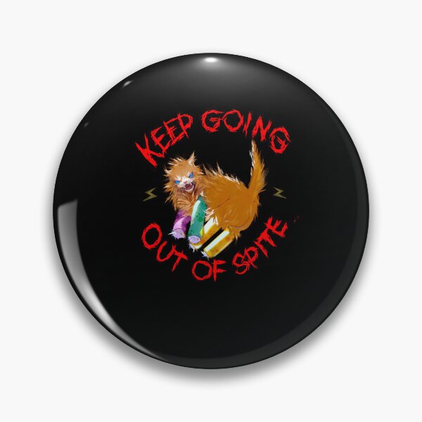 Item preview, Keep Going Out of Spite - Scrunkly Tater Tot (Blue) designed and sold by AshStoreArt.