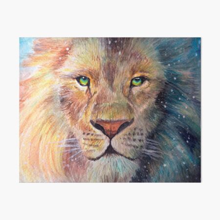 Aslan Art Board Print
