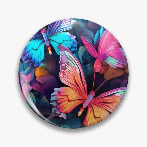 Item preview, Colorful Butterflies, enchanting allure designed and sold by QuantumPalette.