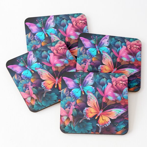 Item preview, Colorful Butterflies, enchanting allure designed and sold by QuantumPalette.