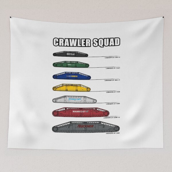 Item preview, Crawler Squad (White) designed and sold by Heavy Machinery.