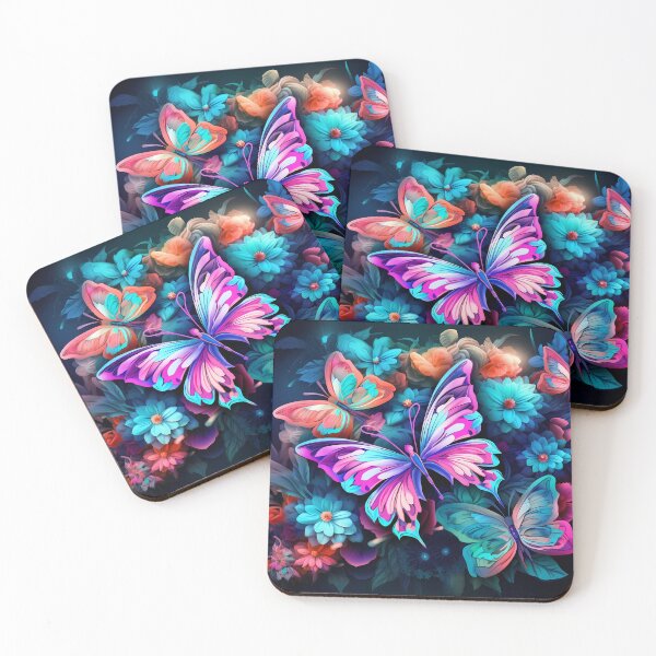 Item preview, Colorful Butterflies, enchanting allure designed and sold by QuantumPalette.