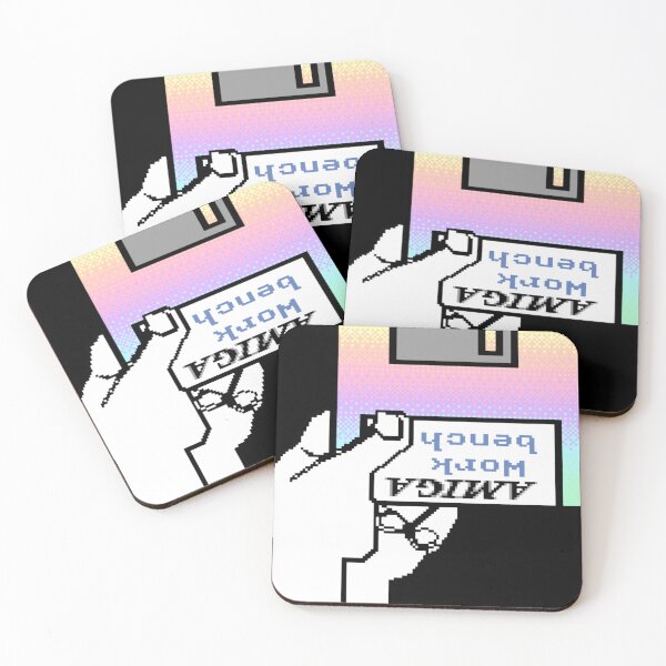 Item preview, Amiga workbench vaporwave insert disk designed and sold by Comibibbi.