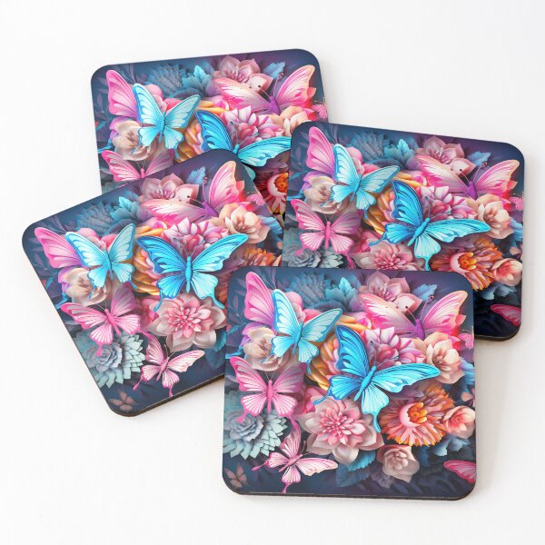 Item preview, Colorful Butterflies, enchanting allure designed and sold by QuantumPalette.