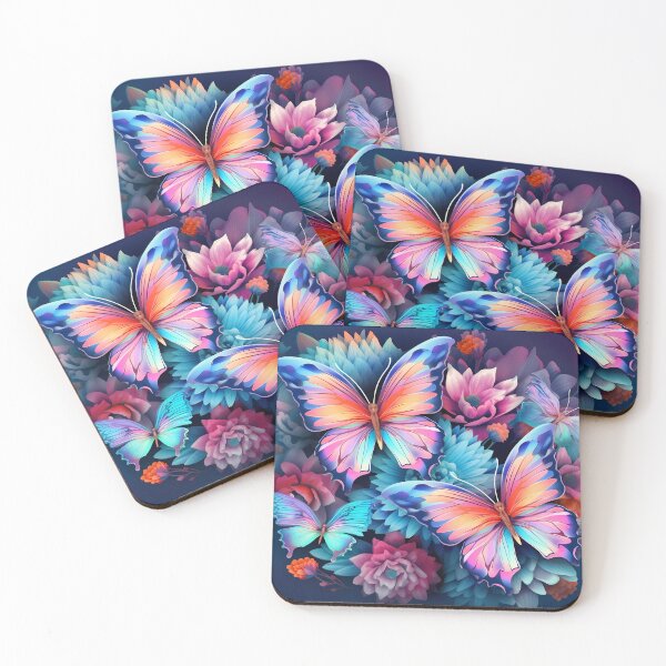 Item preview, Colorful Butterflies, enchanting allure designed and sold by QuantumPalette.