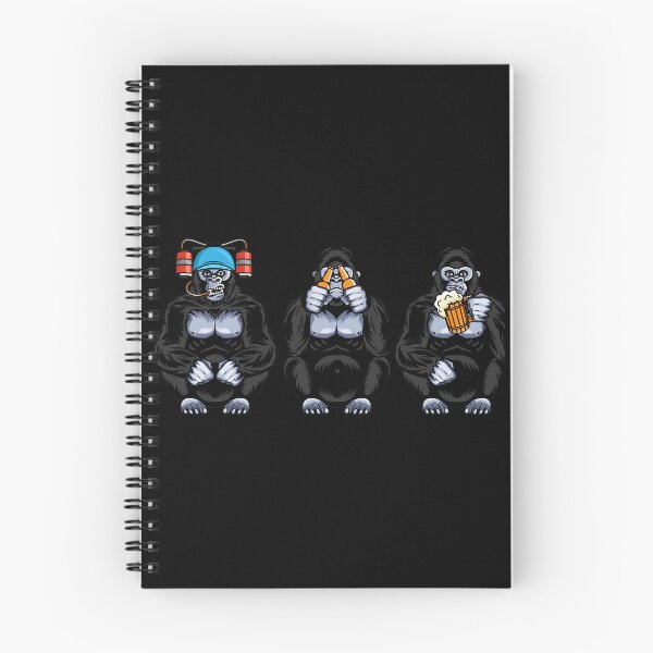 Item preview, Totem With Three Wise Monkeys. Three Wise Gorillas Holding A 	 Of Beer	 designed and sold by ujqpgdxhhfs41.