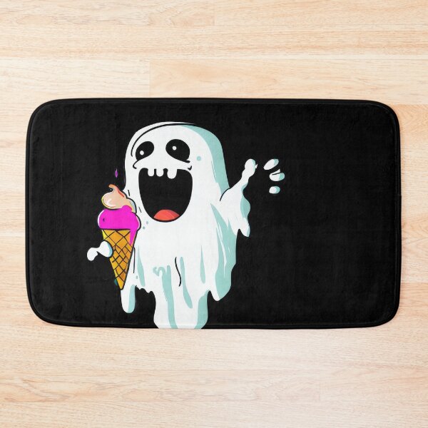 Item preview, Summerween - Kawaii Ghost with Ice Cream designed and sold by pocketart2023.