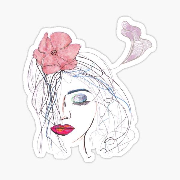 Item preview, A Lady Illustration designed and sold by Frhnasyikin.