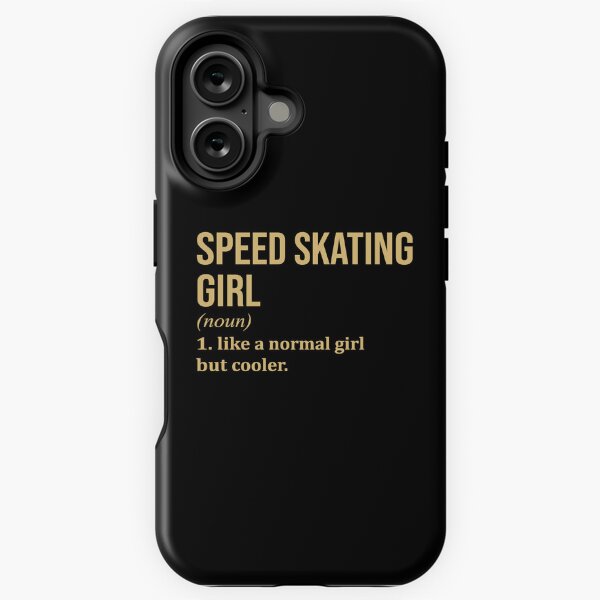 Item preview, Speed Skating Girl Definition in Gold designed and sold by XCIV.