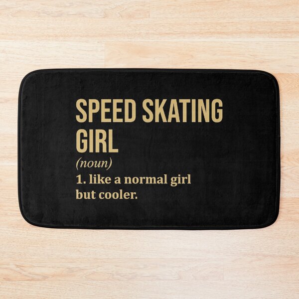 Item preview, Speed Skating Girl Definition in Gold designed and sold by XCIV.