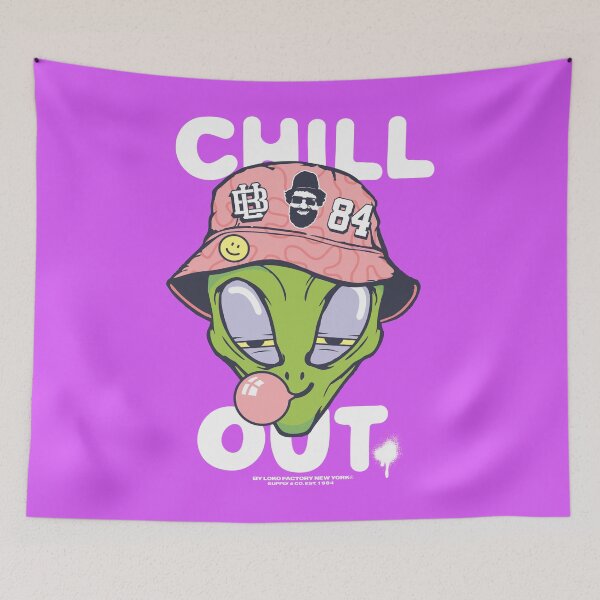 Item preview, ALIENS CHILL OUT designed and sold by BYLOKO.