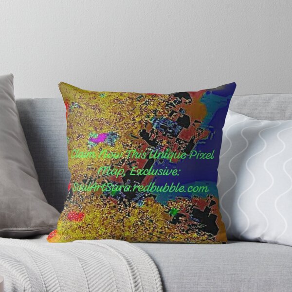 Item preview, Pixel Map of Botanical Black Sea Coast made by SoulArtSara designed and sold by SoulArtSara.