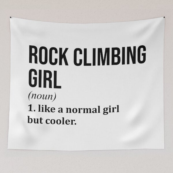 Item preview, Rock Climbing Girl Definition designed and sold by XCIV.