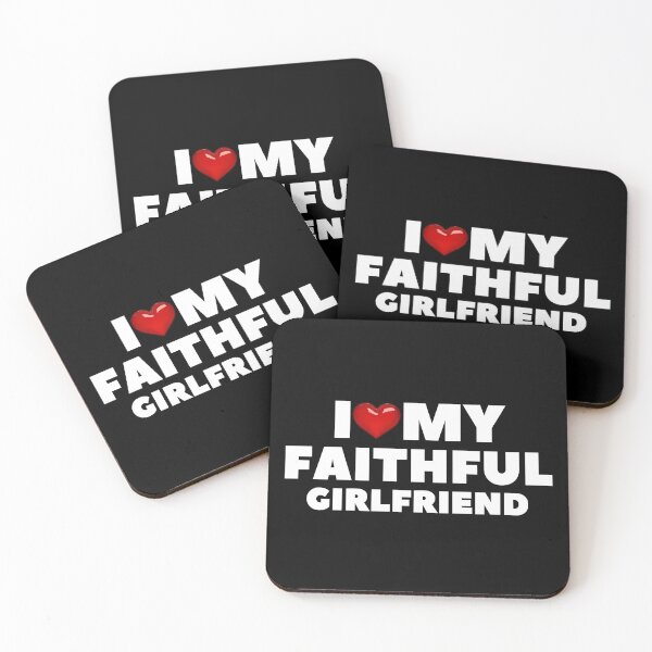 Item preview, I Heart My Faithful GF I Love My Faithful  Girlfriend Cool black designed and sold by MotivaChic.