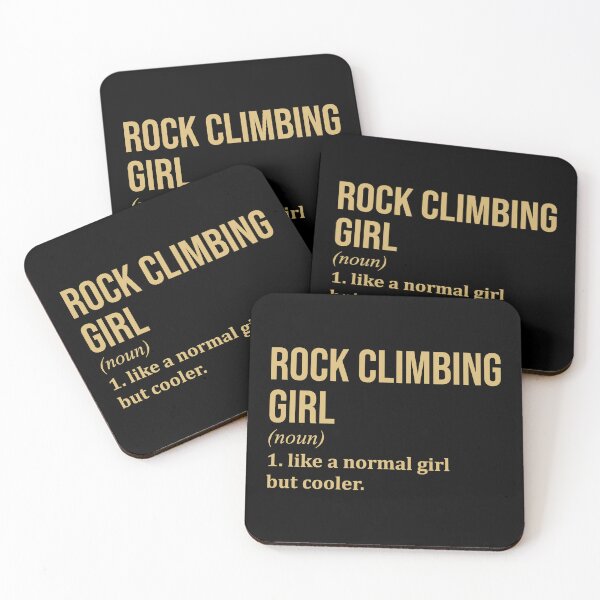 Item preview, Rock Climbing Girl Definition in Gold designed and sold by XCIV.