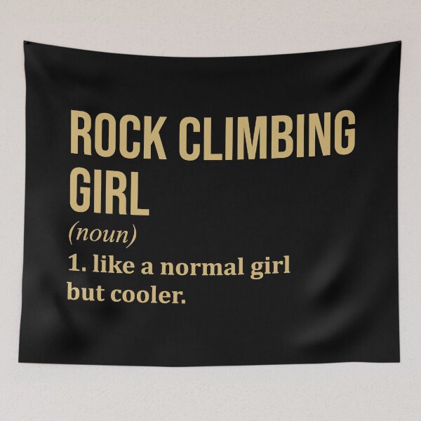 Item preview, Rock Climbing Girl Definition in Gold designed and sold by XCIV.
