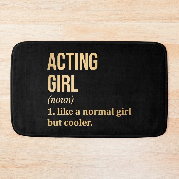 Item preview, Acting Girl Definition in Gold designed and sold by XCIV.