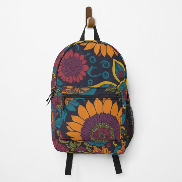 Item preview, Flower Power Colourful Flower Pattern designed and sold by druidwolfart.