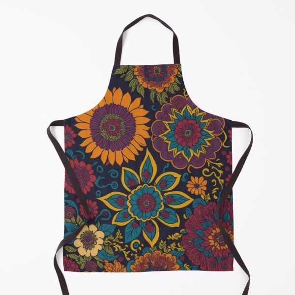 Item preview, Flower Power Colourful Flower Pattern designed and sold by druidwolfart.
