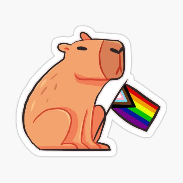 Item preview, Pride Capy designed and sold by Keopiiart.