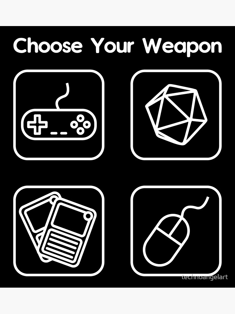 Choose Your Weapon by technoangelart