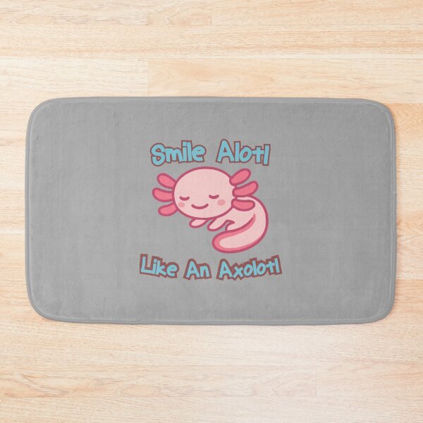 Item preview, Smile Alotl Like An Axolotl - Pink chibi kawai Axolotl  1 designed and sold by Aivenoburn.