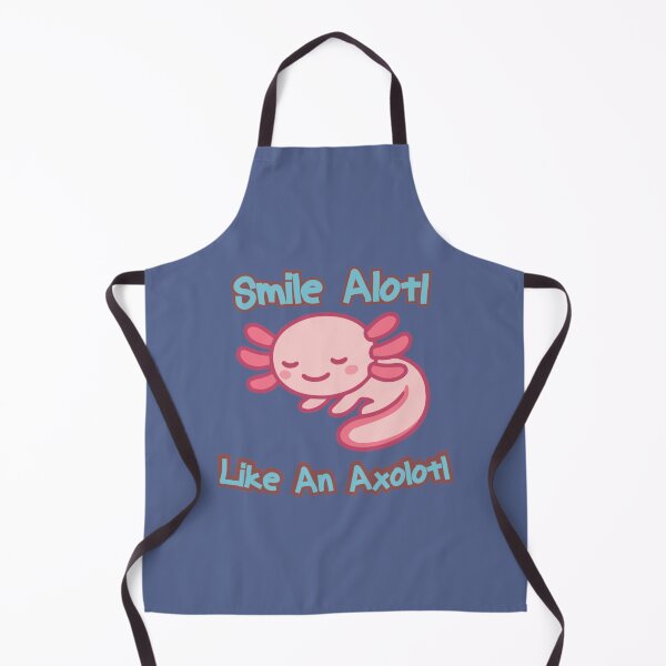 Item preview, Smile Alotl Like An Axolotl - Pink chibi kawai Axolotl 1 designed and sold by Aivenoburn.