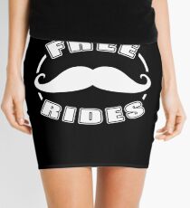 Vintage Free Mustache Rides Funny Mini Skirt