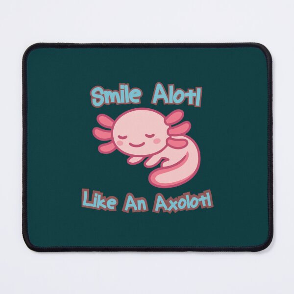 Item preview, Smile Alotl Like An Axolotl - Pink chibi kawai Axolotl 1 designed and sold by Aivenoburn.