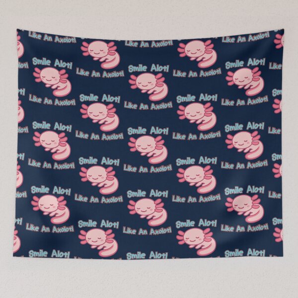 Item preview, Smile Alotl Like An Axolotl - Pink chibi kawai Axolotl  1 designed and sold by Aivenoburn.