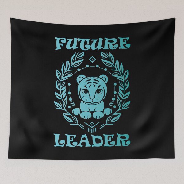 Item preview, Future Leader Tiger - Cyan designed and sold by Soulemotion.