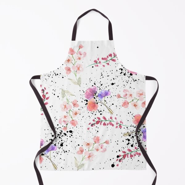 Item preview, Black Ink Splashed Florals designed and sold by BumbleChynxBee.