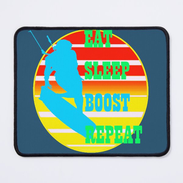 Item preview, Eat Sleep Boost Repeat Female Kitesufer Retro Sunset 2 designed and sold by taiche.